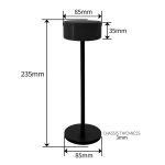 Rechargeable LED Light Iron & Plastic - Image 5