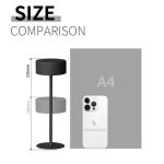 Rechargeable LED Light Iron & Plastic - Image 4