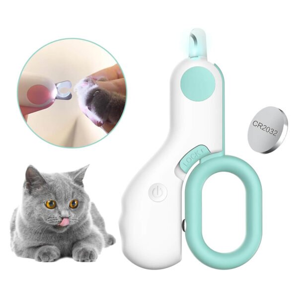Led Light Pet Nail Cutter Cat & Dog Accessories