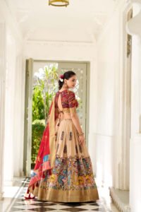Women’s Lehenga Choli with Digital Print Weaving