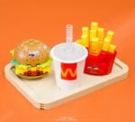 Adorable Hamburg Themed Mini Building Blocks - Fun Food Ornaments for Girls' Playtime - Image 5