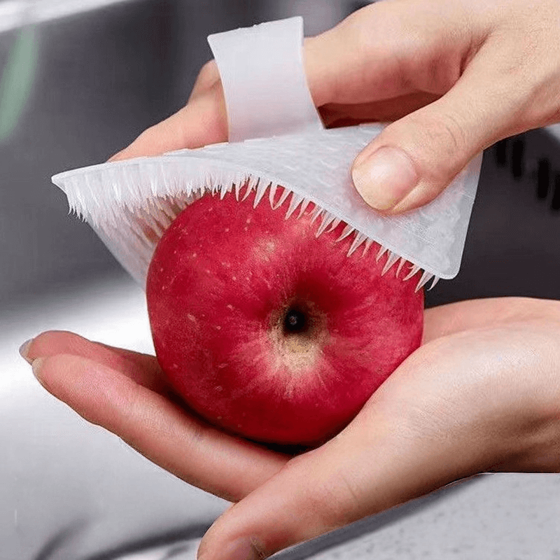 Fruit and Vegetable Cleaning Brush with Flexible Finger Cover Fruit-and-Vegetable-Cleaning-Brush-with-Flexible-Finger-Cover