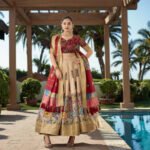 Women’s Lehenga Choli with Digital Print Weaving