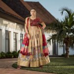 Women’s Lehenga Choli with Digital Print Weaving