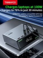 TRANYOO 100W Super Fast Power Bank + Light  (Pre Order)