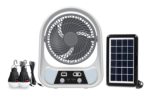 Rechargeable Solar Fan EP-608 - Image 5